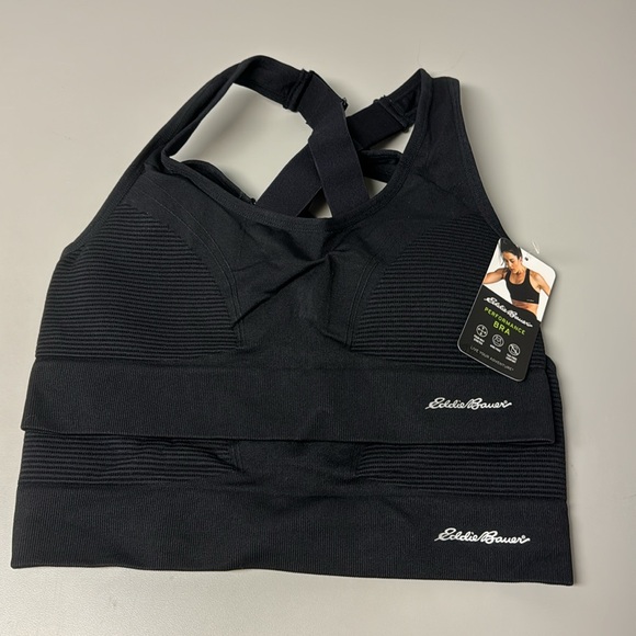 Eddie Bauer performance bra black sz XL (2 bras) - Picture 8 of 8